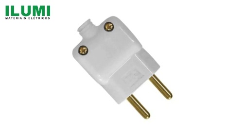 PLUG MACHO PRENSA CZ 2P 10A 250V ILUMI