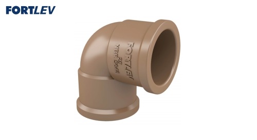 JOELHO 90 SOLDAVEL 25MM FORTLEV