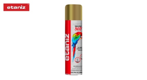 TINTA SPRAY METALICO DOURADO 400ML 
