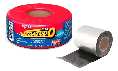 FITA VEDATUDO ALUM 5CM 10MT