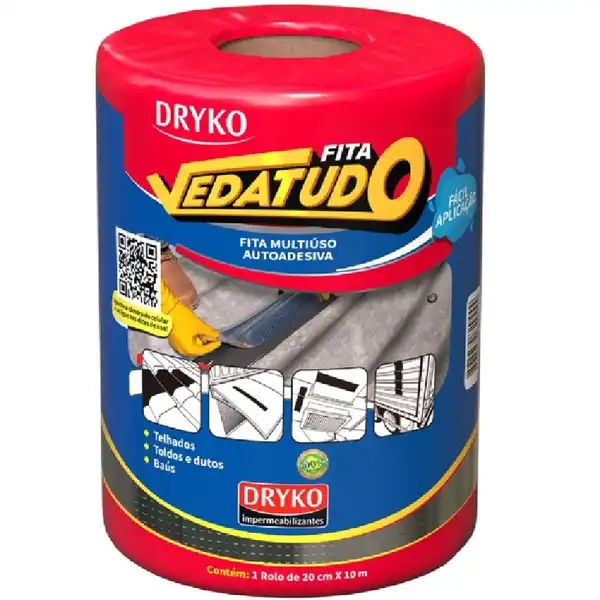 FITA VEDATUDO ALUM 20CM 10MT
