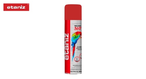TINTA SPRAY ALTA TEMP VERMEL FOSCO 400ML