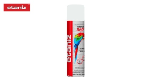 TINTA SPRAY ALTA TEMP BRANCO FOSCO 400ML