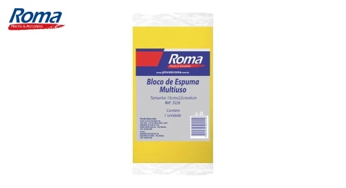 BLOCO DE ESPUMA 13X22X6CM ROMA