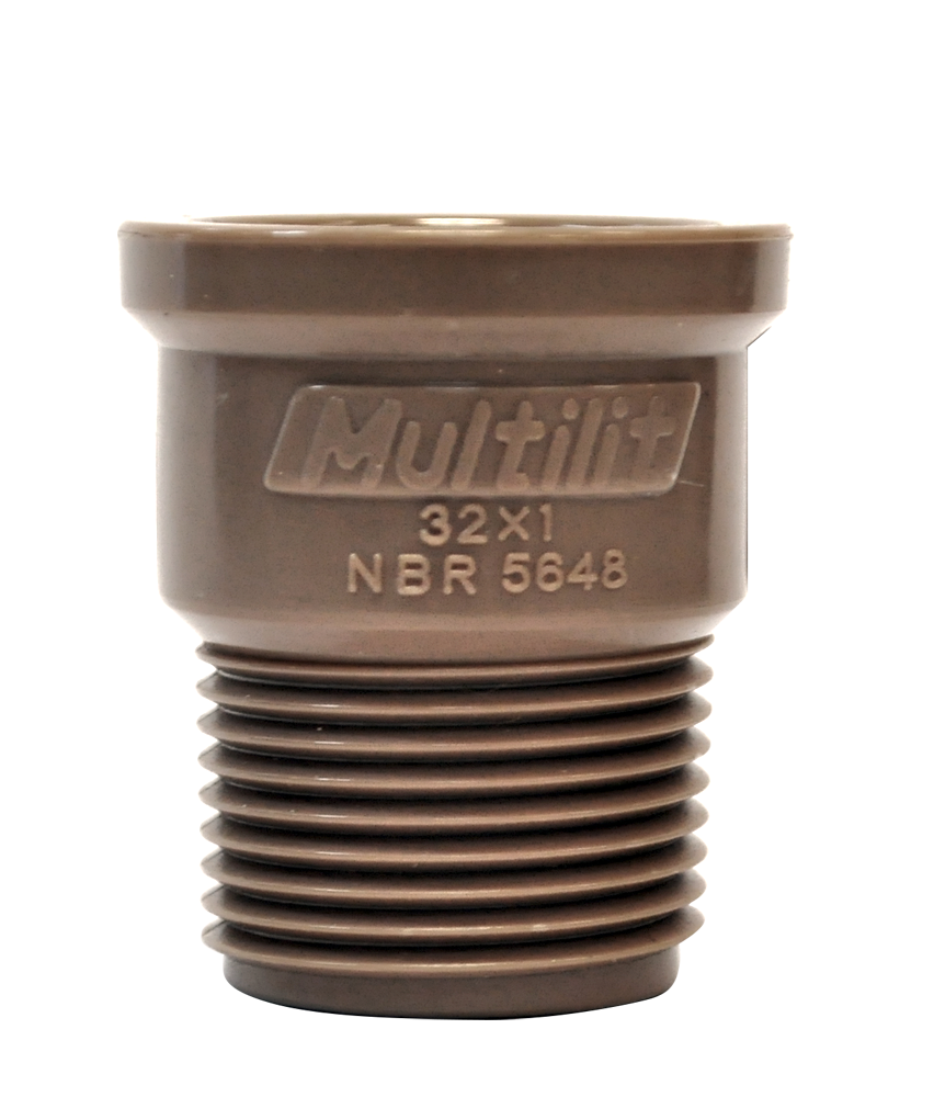 ADAPTADOR CURTO LR SOLD LR PVC 40X1.1/4