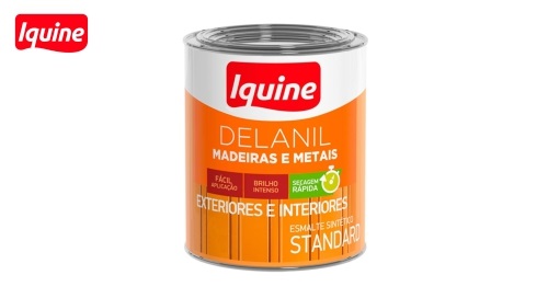 TINTA DELANIL 750ML PRETO IQUINE