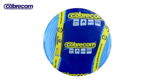 CABO FLEXICOM 1.5MM 100MT AZ CLARO COBRE