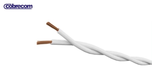 FIO TORCIDO 2X2.5MM 100M BCO