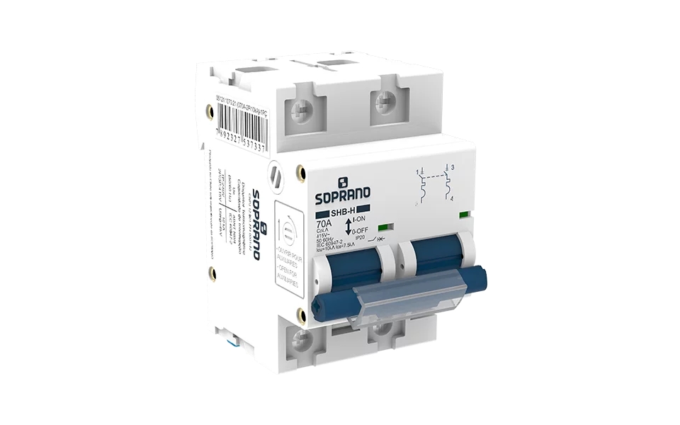 DISJUNTOR BIPOLAR 125A CURVA C 10KA