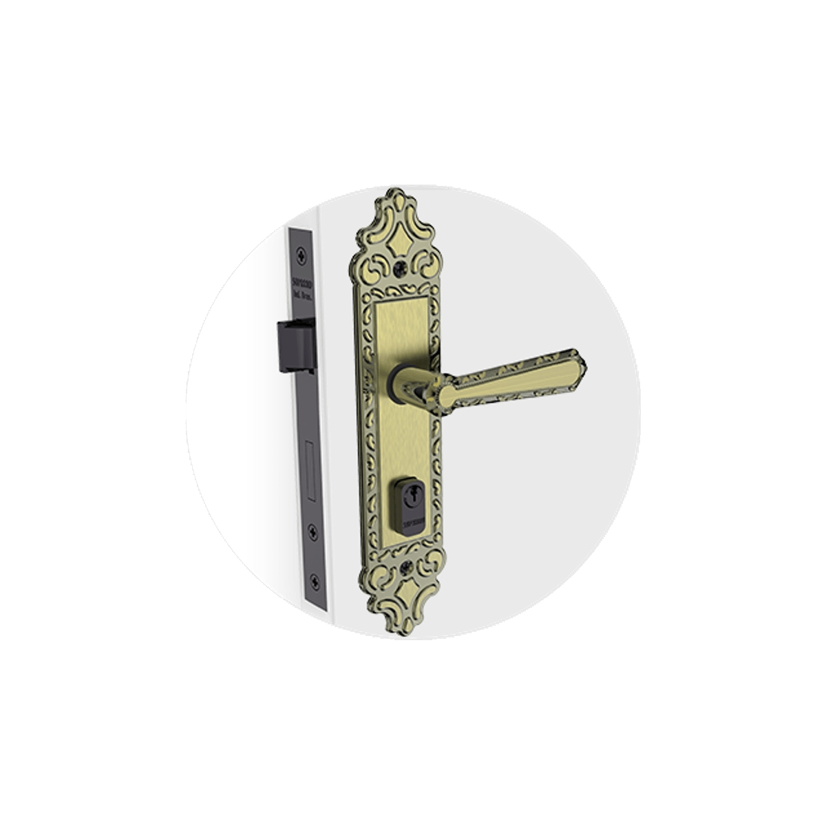 FECHADURA EXT VENEZA ESP17 PY53 COLONIAL
