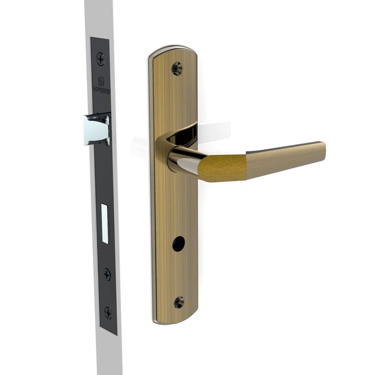 FECHADURA BANHEIRO ESP26 ANTIQUE BRASS