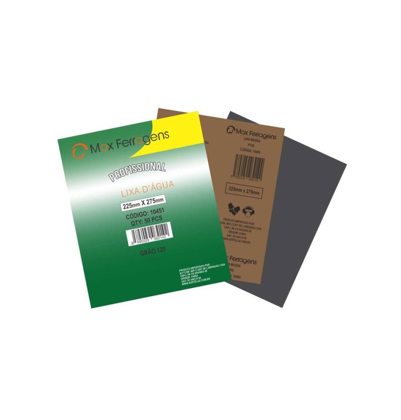 LIXA D AGUA 225X275MM G100