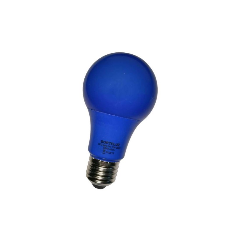 LAMPADA LED MOD GLOBO A60 5W AZUL